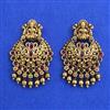 Antique South Indian Earring with Matte Gold Plating