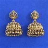 Antique Jhumki with Matte Gold Plating