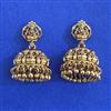 Antique Jhumki with Matte Gold Plating