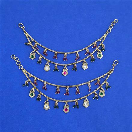 Antique Classic Ear Chain with Gold Plating