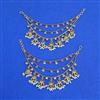 Antique Moti Ear Chain with Gold Plating