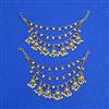 Antique Moti Ear Chain with Gold Plating