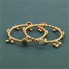 Antique 2 Pc Classic Bangles with Gold Plating