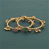 Antique 2 Pc Classic Bangles with Gold Plating