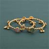 Antique 2 Pc Classic Bangles with Gold Plating
