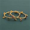 Antique 2 Pc Classic Bangles with Gold Plating