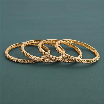 Antique 4 Pc Classic Bangles with Gold Plating