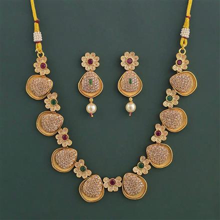 Antique Classic Necklace with Gold Plating