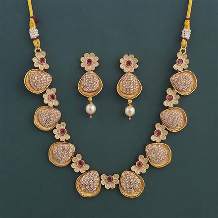 Antique Classic Necklace with Gold Plating