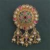Antique Classic Brooch with Matte Gold Plating