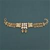 Antique Adjustable Bracelet with Matte Gold Plating