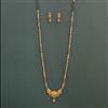 Antique Classic Mangalsutra with Matte Gold Plating