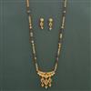 Antique Classic Mangalsutra with Matte Gold Plating