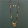 Antique Classic Mangalsutra with Matte Gold Plating