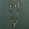 Antique Classic Mangalsutra with Matte Gold Plating