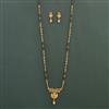 Antique Classic Mangalsutra with Matte Gold Plating
