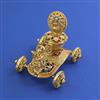 Antique Temple Sindoor Box with Gold Plating