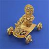 Antique Temple Sindoor Box with Gold Plating