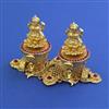 Antique Temple Sindoor Box with Gold Plating
