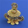 Antique Temple Sindoor Box with Gold Plating