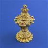 Antique Temple Sindoor Box with Gold Plating