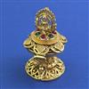Antique Temple Sindoor Box with Gold Plating