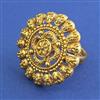 Antique Adjustable Ring with Gold Plating
