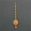 Antique Plain Gold Tikka with Gold Plating