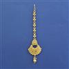 Antique Plain Gold Tikka with Gold Plating