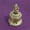Antique Temple Sindoor Box with Gold Plating