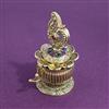 Antique Classic Sindoor Box with Gold Plating