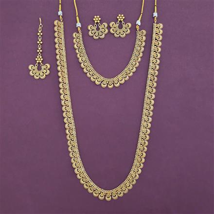 Antique Combo Necklace Set with Gold Plating