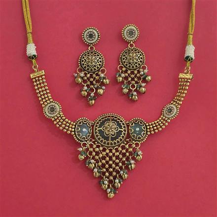Antique Heritage Necklace with Gold Plating