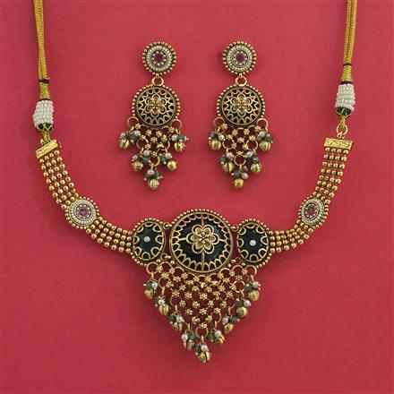 Antique Heritage Necklace with Gold Plating