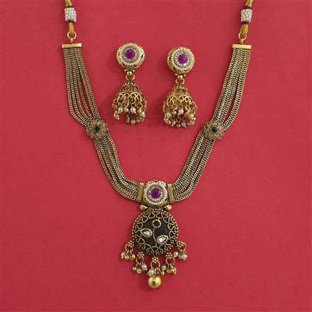 Antique Heritage Necklace with Gold Plating