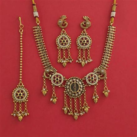 Antique Heritage Necklace with Gold Plating