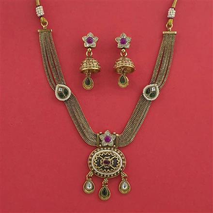 Antique Heritage Necklace with Gold Plating