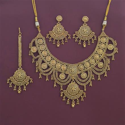 Antique Classic Necklace with Gold Plating