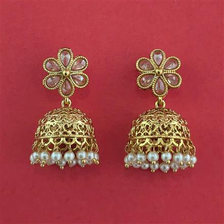 Antique Jhumki with Gold Plating