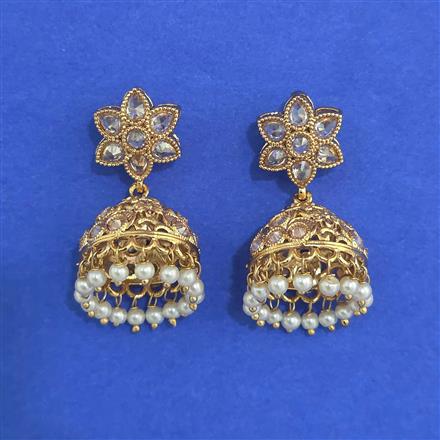 Antique Jhumki with Gold Plating