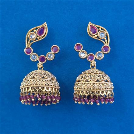 Antique Jhumki with Gold Plating
