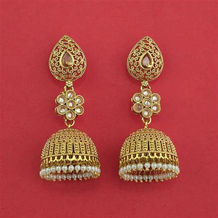 Antique Jhumki with Gold Plating