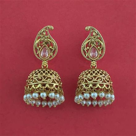 Antique Jhumki with Gold Plating