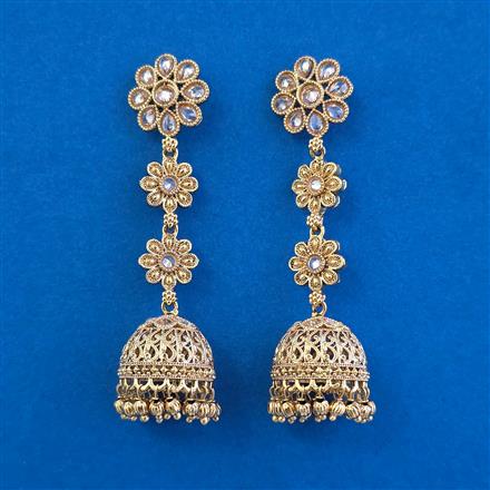 Antique Jhumki with Gold Plating