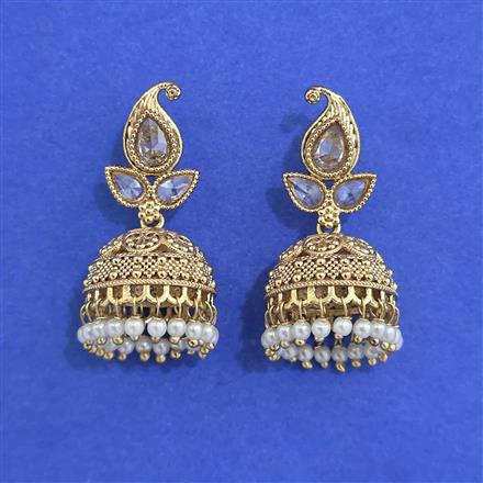 Antique Jhumki with Gold Plating