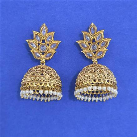 Antique Jhumki with Gold Plating