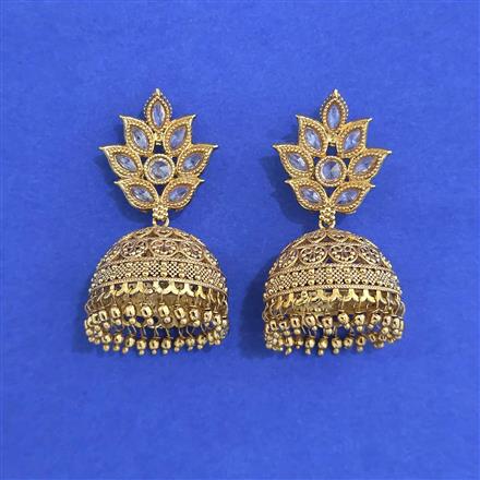 Antique Jhumki with Gold Plating