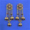 Antique Jhumki with Gold Plating
