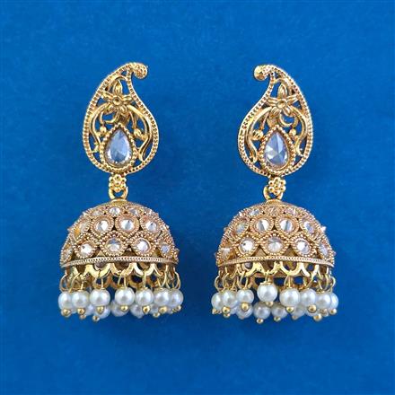Antique Jhumki with Gold Plating