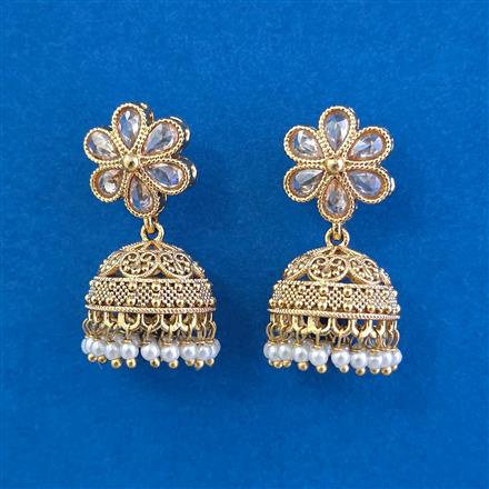 Antique Jhumki with Gold Plating